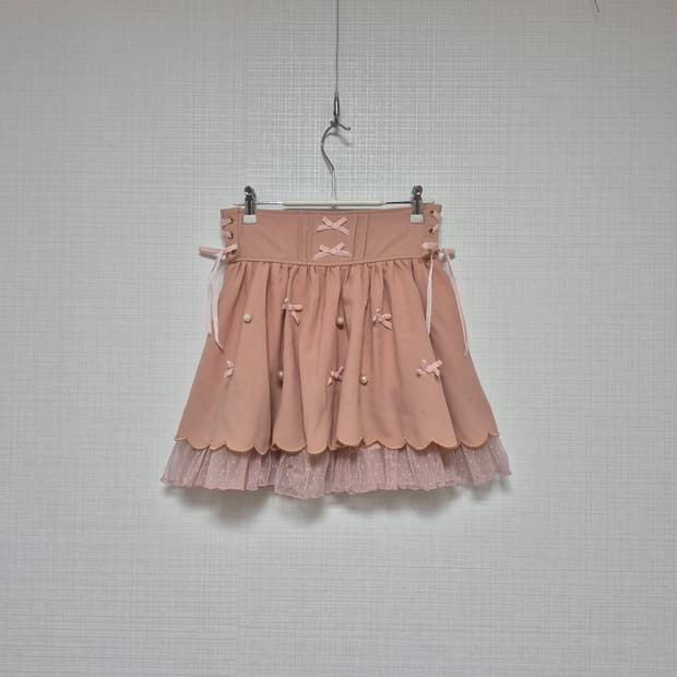 스카팡 리즈리사 초고전템 라떼갸루 히메카지 진주&리본 스카팡입니다♡♡
