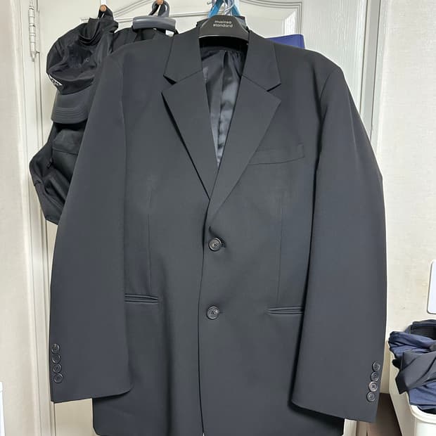 무탠다드 대디 숄더 오버사이즈 블레이저 블랙 XL 사이즈 정리해요~~