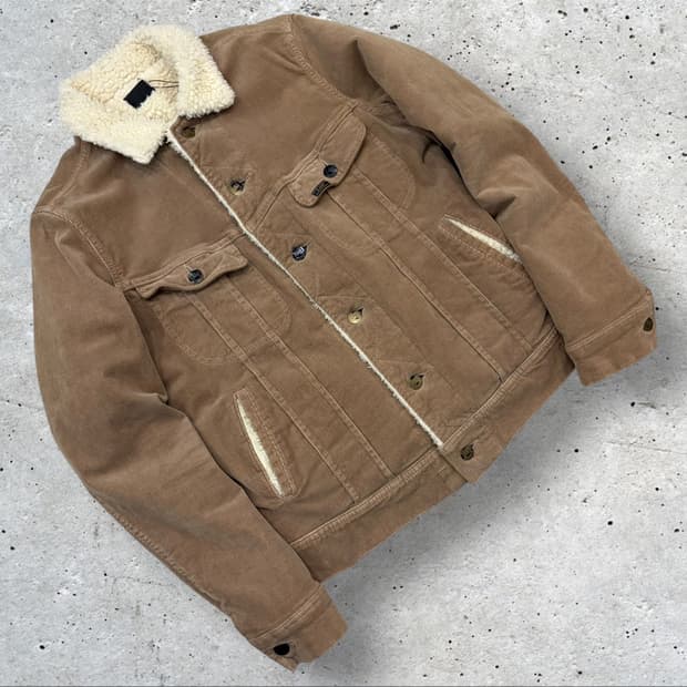 [M] Lee 리 라이더스 코듀로이 카라 퍼 자켓 브라운 B853