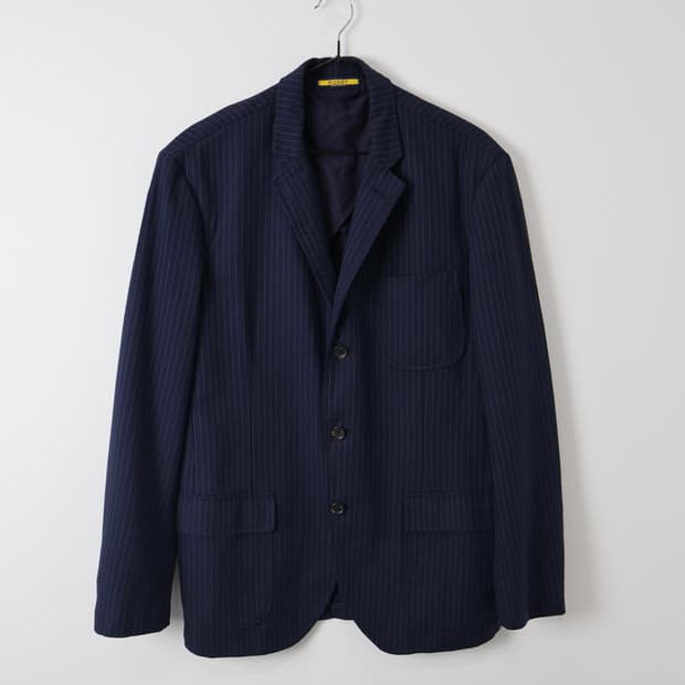 RUGBY Ralph Lauren Navy Pinstripe Blazer