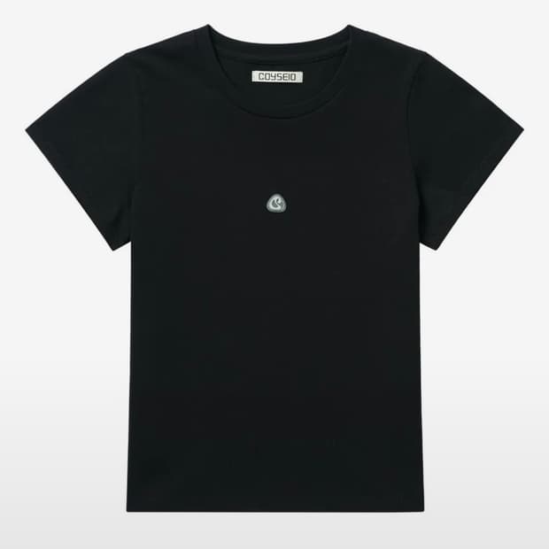 coyseio SYMBOL LOGO T-SHIRT BLACK