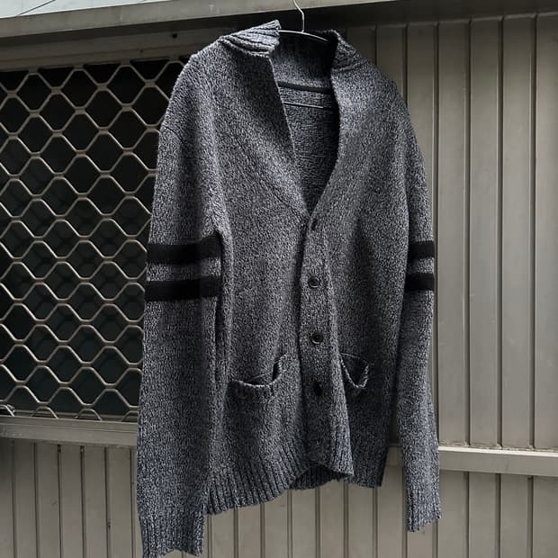 Vintage grunge shawl cardigan