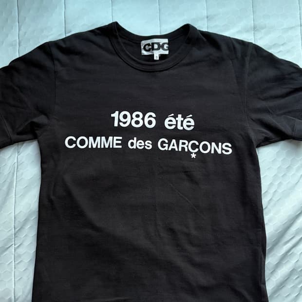 꼼데가르송 CDG 1986 블랙 s