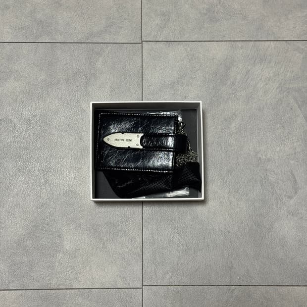 마뗑킴 아코디언 넥클리스 월렛 블랙