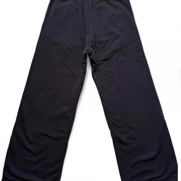 (새상품) 이지 갭 더블 레이어드 블랙 스웻팬츠 M