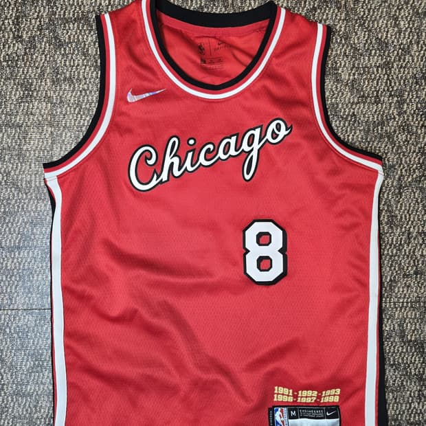 NBA 75주년 기념 시티 에디션 잭 라빈 시카고 불스 Youth M
