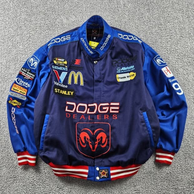 JH 리메이크 스폰서 패치 닷지 레이싱 자켓 ( L ) / 11221