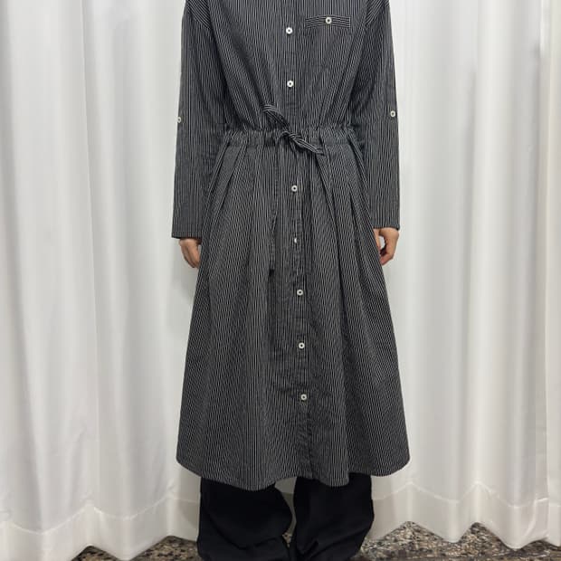 hiroko koshino stripe onepiece