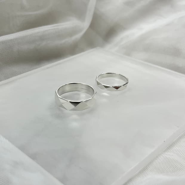 925silver 각반지 set