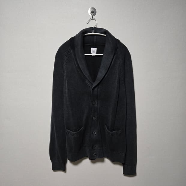 갭 코튼 숄 카라 가디건 / 남성 가디건 / 남자 가디건 