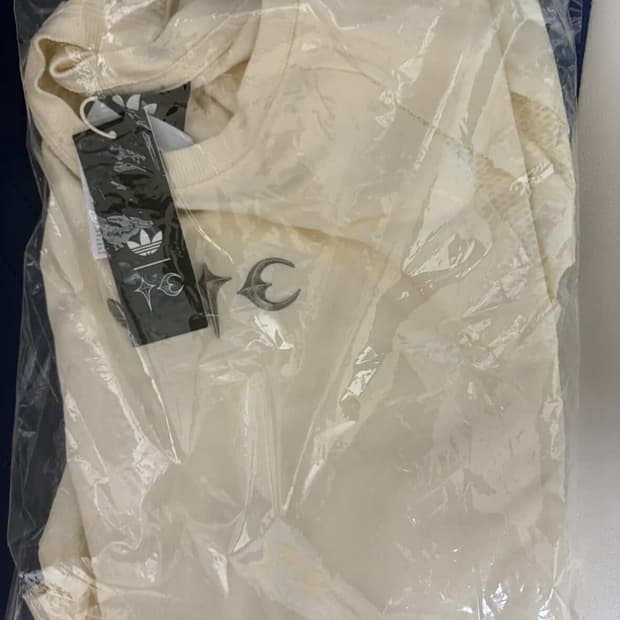 아디다스 떠그클럽 롱슬리브 티셔츠 화이트 XXL