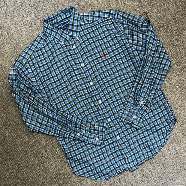 (L) POLO 폴로 랄프로렌 체크 셔츠 