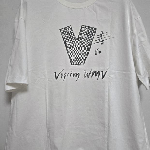 비즈빔 (visvim) JUMBO V CRASH 반팔 white 5