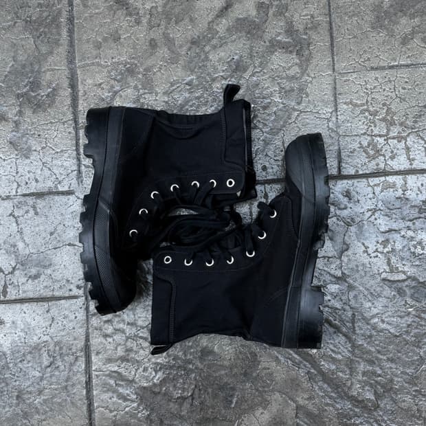 꼼데가르송 옴므 컴뱃 밀리터리 부츠