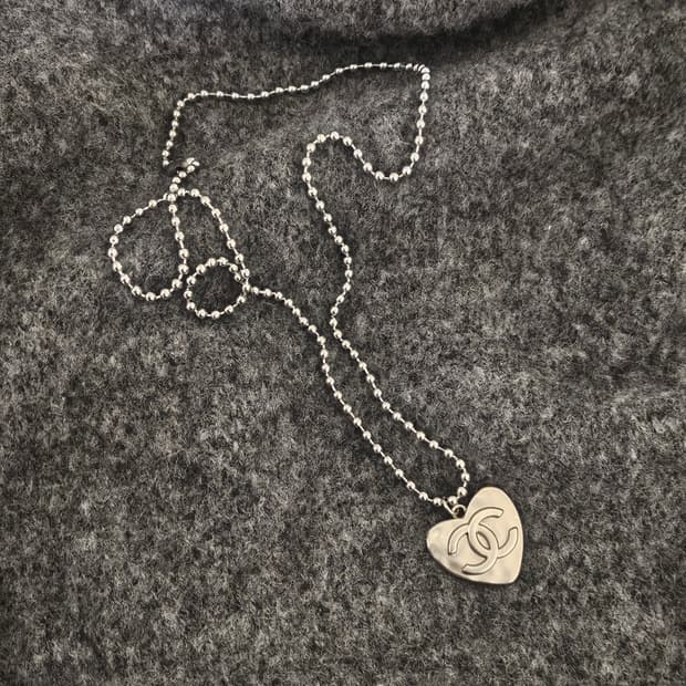 548 샤넬 빈티지 업사이클링 남자 써지컬 목걸이