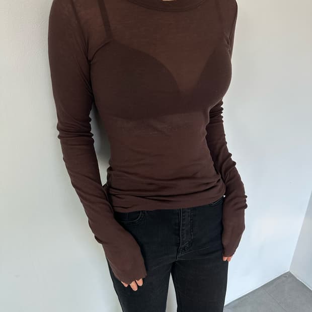 릭오웬스 16FW 마스토돈 롱슬리브 탑