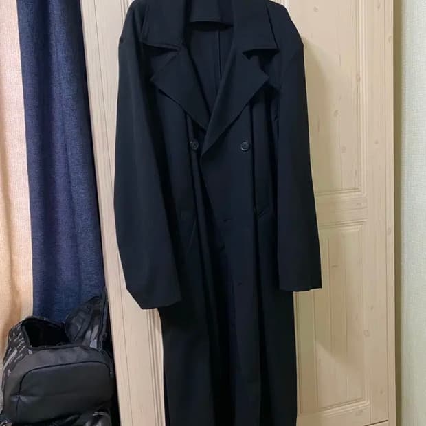 자라 블랙 롱 트렌치코트 XL