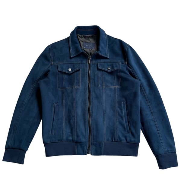 자라 스웨이드 자켓