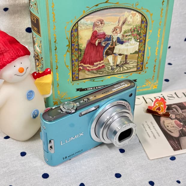 파나소닉 루믹스 DMC-FX66 파스텔 블루(빈티지디카) 작례포함