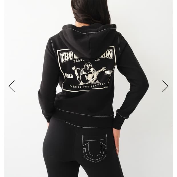 [새제품] 트루 릴리젼 big t 후드집업