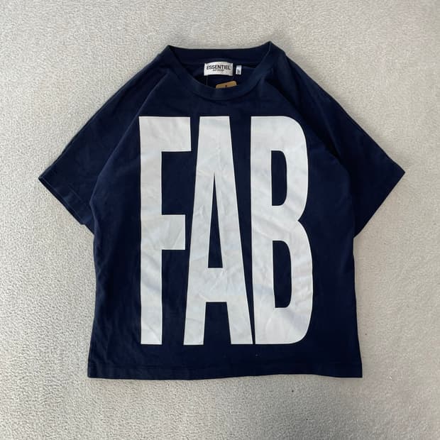피오갓 에센셜 앤트워프 FAB 반팔티셔츠 [크롭기장]