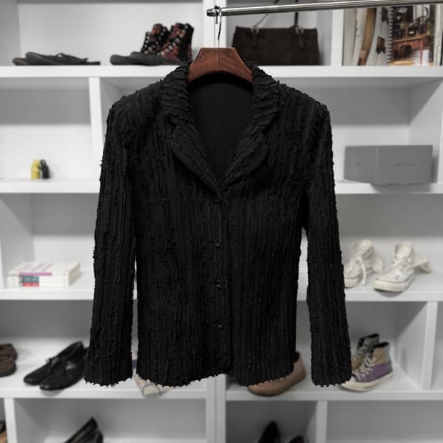 tisane 러프 텍스처 자켓