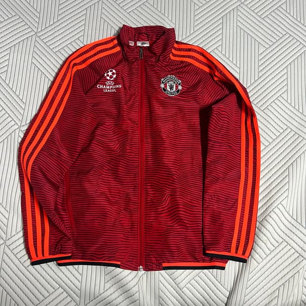 아디다스 맨유 여성 바람막이 73 트레이닝복 트랙 아동 축구 유니폼