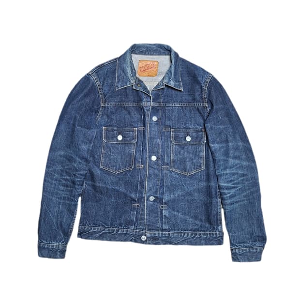 denime 드님 2세대 셀비지 데님 트러커 자켓