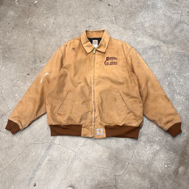 00‘s 칼하트 빈티지 J98 BRN 썬페이드 액티브 자켓