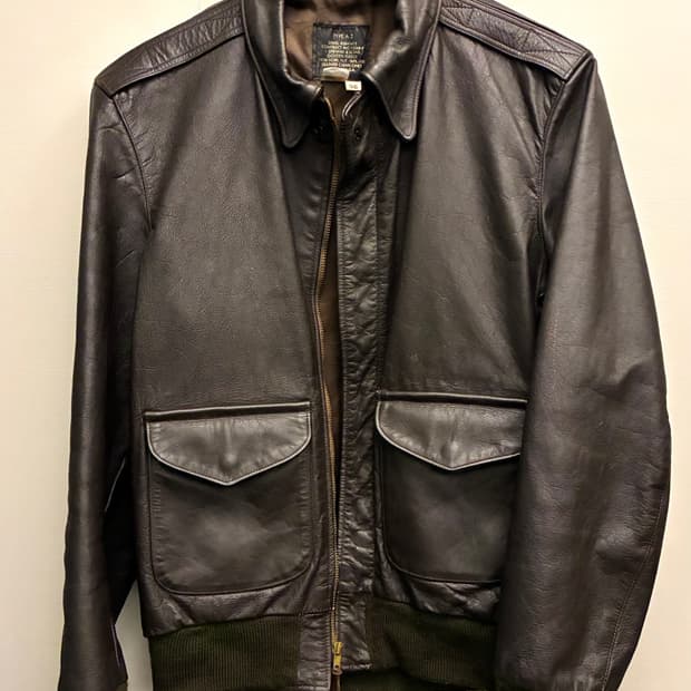 (36/97)USA spiewak 스피왁 골든플리스 A-2 레더 가죽자켓