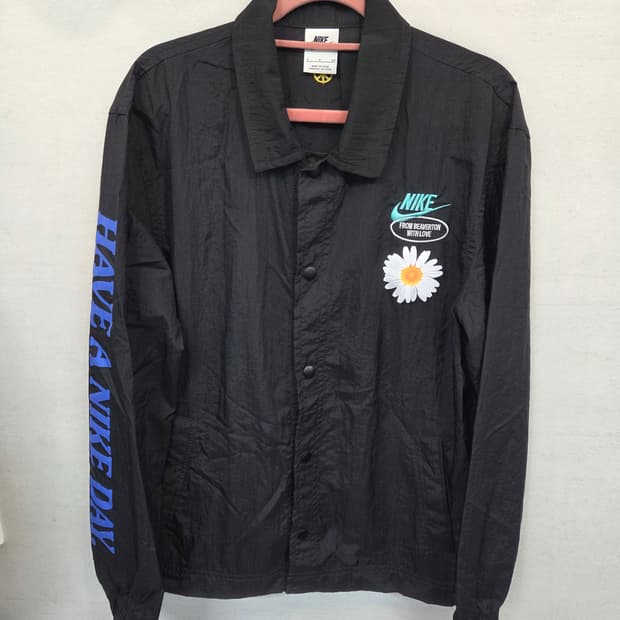 나이키 hbr 언라인드 우븐 코치자켓 s