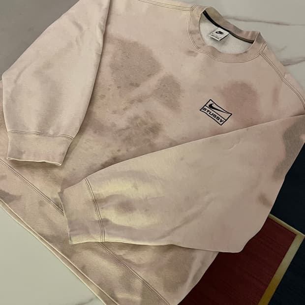 나이키x스투시 타이다이 맨투맨