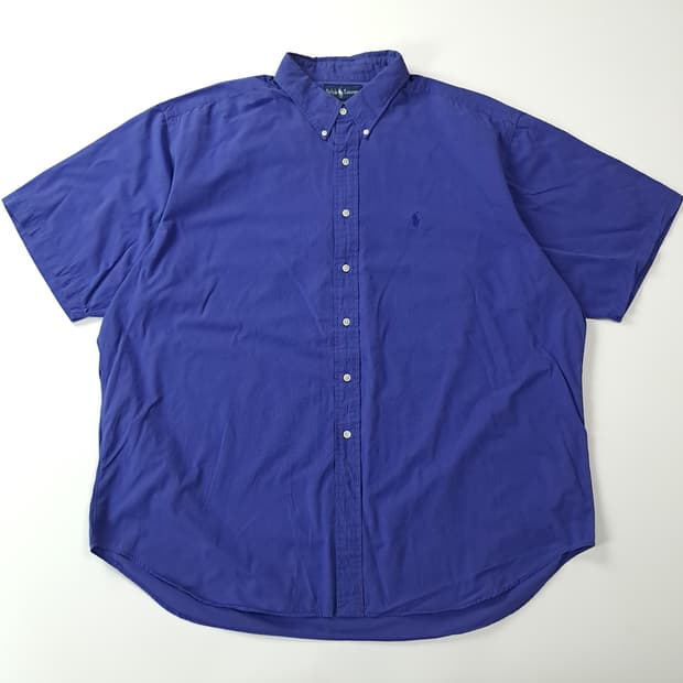 CK824 2XL 폴로 90s 블레이크 아쿠아블루 반팔 셔츠 남방