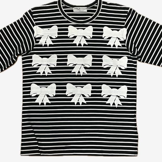  꼼데가르송 robe de chambre 리본 롱슬리브 