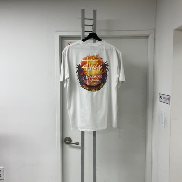 스투시 선셋 반팔 티셔츠 XL