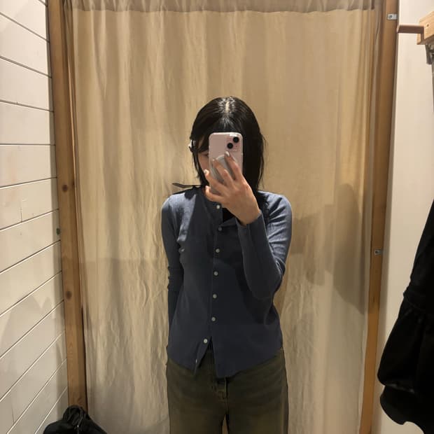 브랜드멜빌 젤리 아일렛 탑가디건