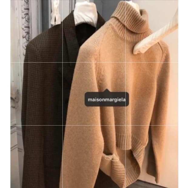 🏷️maison margiela① 마르지엘라 1번 터틀넥 니트