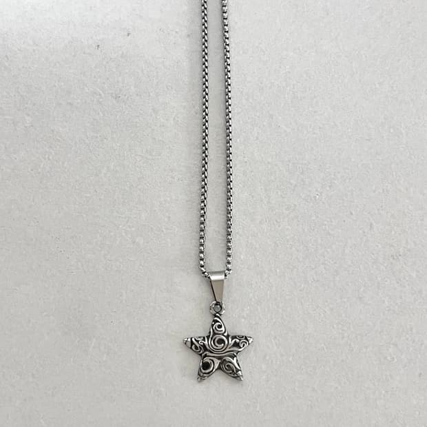 스타 펜던트 목걸이