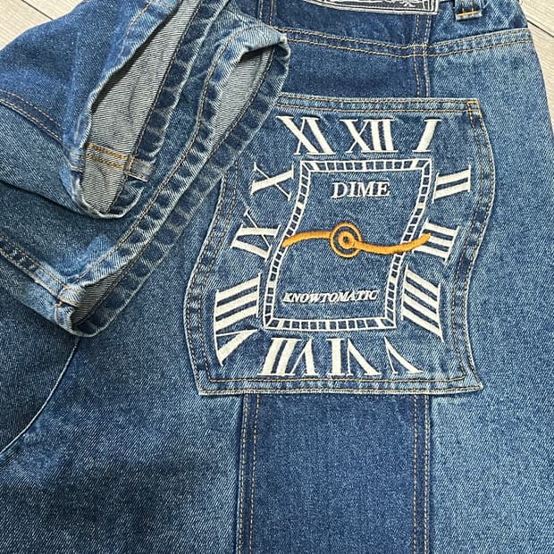 다임 배기진 34사이즈 까르띠에 크래쉬