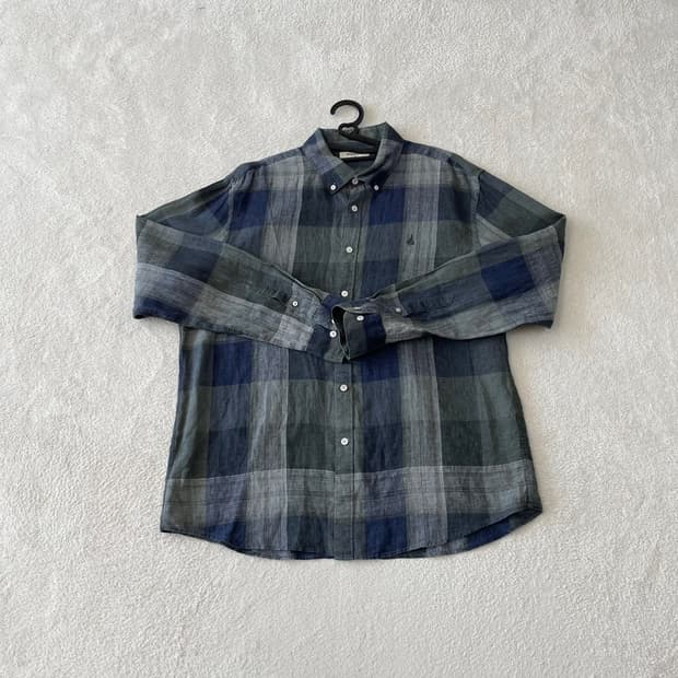 XXXL 빈폴 남성 린넨 긴팔셔츠 115