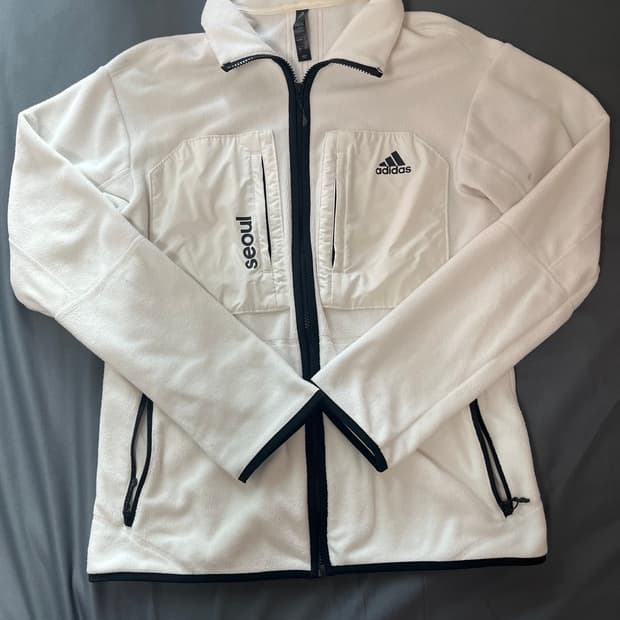 아디다스 서울 로고 집업