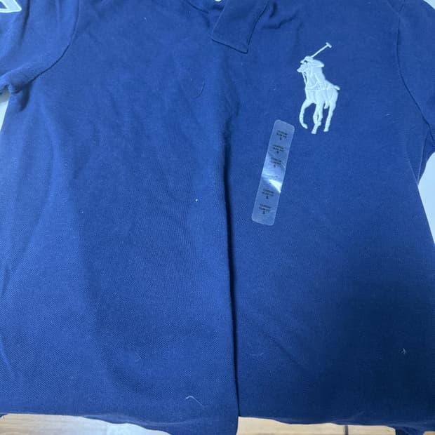 폴로 랄프로렌 빅포니 카라티 슬림 s 네이비