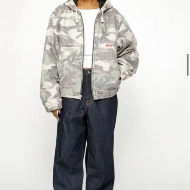 스투시 워크자켓 카모 컨버스 니들펀치