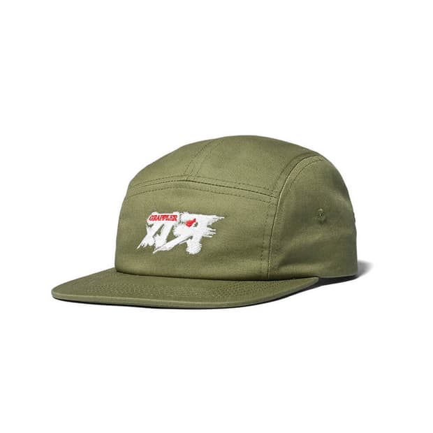 LFYT × GRAPPLER BAKI LOGO CAMP CAP Olive