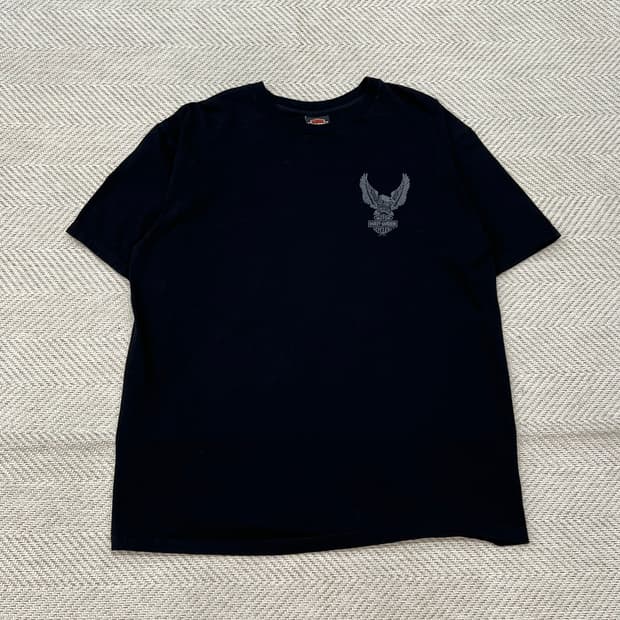 할리데이비슨 프린팅 반팔티 r3173