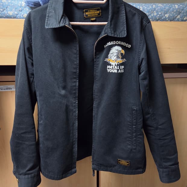 네이버후드 켄달 독수리자켓 m 블랙