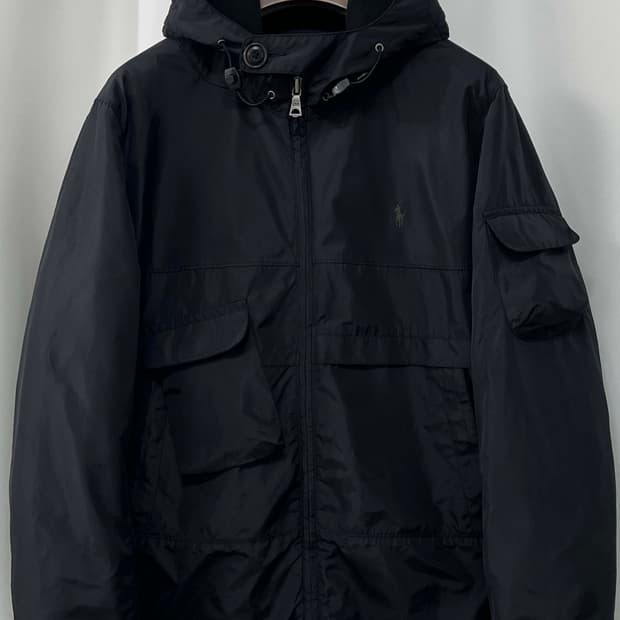 폴로 랄프로렌 블랙 텍티컬 유틸리티 고프코어 자켓