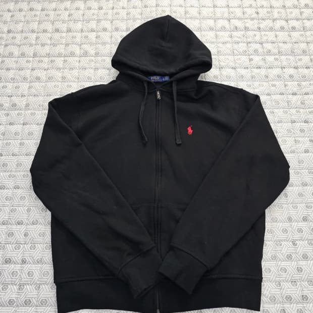 폴로 랄프로렌 블랙 후드집업 95