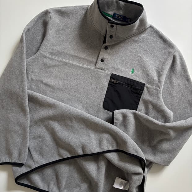 Polo 폴로 랄프로렌 신형 플리스 모크넥 풀오버 맨투맨