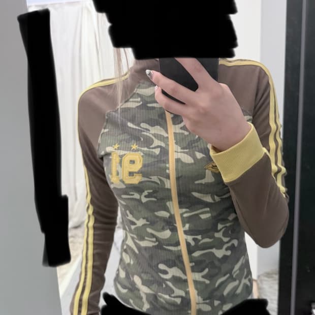 배드블러드 져지 트랙 탑 카모